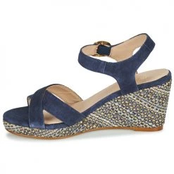 Chaussures Femme Sandales et Nu-pieds JB Martin VANITY Bleu -Sandales Soldes Boutique 20770164 500 D
