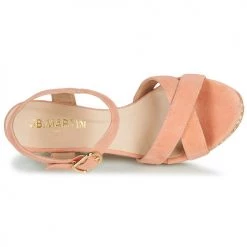 Chaussures Femme Sandales et Nu-pieds JB Martin VANITY Rose -Sandales Soldes Boutique 20770166 500 F