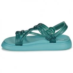 Chaussures Femme Sandales et Nu-pieds Melissa MELISSA PAPETE ESSENTIAL SAND. + SALINAS AD Bleu -Sandales Soldes Boutique 21083415 500 D