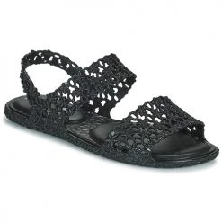 Chaussures Femme Sandales et Nu-pieds Melissa MELISSA PANC SANDAL + ISABELA CAPETO AD Noir