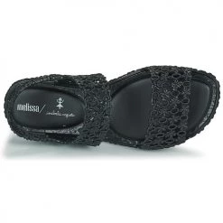 Chaussures Femme Sandales et Nu-pieds Melissa MELISSA PANC SANDAL + ISABELA CAPETO AD Noir -Sandales Soldes Boutique 21083419 500 F