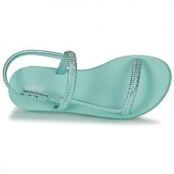 Chaussures Femme Sandales et Nu-pieds Melissa MELISSA BRIGHTNESS AD Bleu -Sandales Soldes Boutique 21083423 500 F