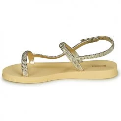 Chaussures Femme Sandales et Nu-pieds Melissa MELISSA BRIGHTNESS AD Doré / Jaune -Sandales Soldes Boutique 21083424 500 D