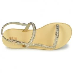 Chaussures Femme Sandales et Nu-pieds Melissa MELISSA BRIGHTNESS AD Doré / Jaune -Sandales Soldes Boutique 21083424 500 F
