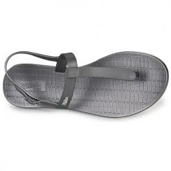 Chaussures Femme Sandales et Nu-pieds Melissa MELISSA SUN VENTURA METALLIC AD Noir -Sandales Soldes Boutique 21083427 500 F