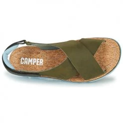 Chaussures Femme Sandales et Nu-pieds Camper ORUGA SANDAL Vert -Sandales Soldes Boutique 21087953 500 F