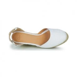 Chaussures Femme Sandales et Nu-pieds Castaner CARINA Blanc / Doré -Sandales Soldes Boutique 21097164 500 F