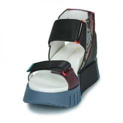 Chaussures Femme Sandales et Nu-pieds United nude DELTA RUN Noir / Bleu -Sandales Soldes Boutique 21097310 500 C