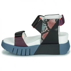 Chaussures Femme Sandales et Nu-pieds United nude DELTA RUN Noir / Bleu -Sandales Soldes Boutique 21097310 500 D