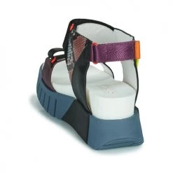 Chaussures Femme Sandales et Nu-pieds United nude DELTA RUN Noir / Bleu -Sandales Soldes Boutique 21097310 500 E