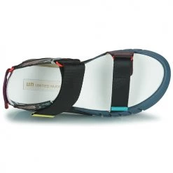 Chaussures Femme Sandales et Nu-pieds United nude DELTA RUN Noir / Bleu -Sandales Soldes Boutique 21097310 500 F