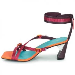 Chaussures Femme Sandales et Nu-pieds United nude SONAR MID Rouge -Sandales Soldes Boutique 21097316 500 D