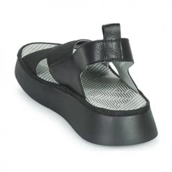 Chaussures Femme Sandales et Nu-pieds Fly London CAND Noir -Sandales Soldes Boutique 21097329 500 E