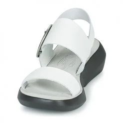 Chaussures Femme Sandales et Nu-pieds Fly London BANI Blanc -Sandales Soldes Boutique 21097332 500 C