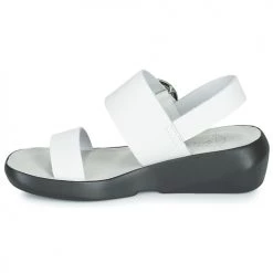 Chaussures Femme Sandales et Nu-pieds Fly London BANI Blanc -Sandales Soldes Boutique 21097332 500 D