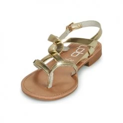 Chaussures Femme Sandales et Nu-pieds Les Petites Bombes BIANKA Or / Metal -Sandales Soldes Boutique 21099245 500 C
