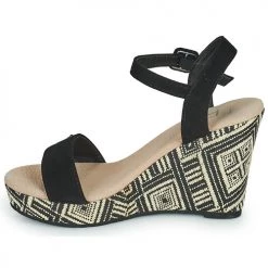 Chaussures Femme Sandales et Nu-pieds Les Petites Bombes DALA Noir -Sandales Soldes Boutique 21099246 500 D