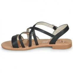 Chaussures Femme Sandales et Nu-pieds Les Petites Bombes BIANKA Noir -Sandales Soldes Boutique 21099251 500 D