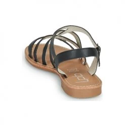 Chaussures Femme Sandales et Nu-pieds Les Petites Bombes BIANKA Noir -Sandales Soldes Boutique 21099251 500 E