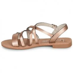 Chaussures Femme Sandales et Nu-pieds Les Petites Bombes BIANKA Or / Rose -Sandales Soldes Boutique 21099252 500 D