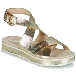 Chaussures Femme Sandales et Nu-pieds Les Petites Bombes DELPHY Or