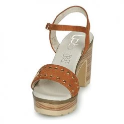 Chaussures Femme Sandales et Nu-pieds Les Petites Bombes DIANE Camel -Sandales Soldes Boutique 21099262 500 C