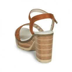 Chaussures Femme Sandales et Nu-pieds Les Petites Bombes DIANE Camel -Sandales Soldes Boutique 21099262 500 E