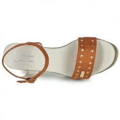 Chaussures Femme Sandales et Nu-pieds Les Petites Bombes DIANE Camel -Sandales Soldes Boutique 21099262 500 F