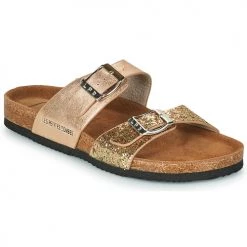 Chaussures Femme Sandales et Nu-pieds Les Petites Bombes DORIS Or / Rose