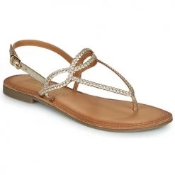 Chaussures Femme Sandales et Nu-pieds Les Petites Bombes DIVA Or