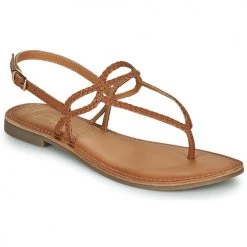 Chaussures Femme Sandales et Nu-pieds Les Petites Bombes DIVA Camel