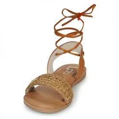 Chaussures Femme Sandales et Nu-pieds Les Petites Bombes DELTA Taupe -Sandales Soldes Boutique 21099284 500 C