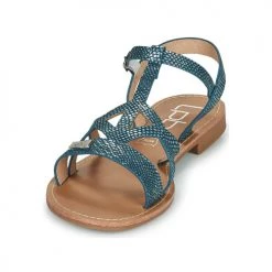 Chaussures Femme Sandales et Nu-pieds Les Petites Bombes DARCY Bleu -Sandales Soldes Boutique 21099285 500 C