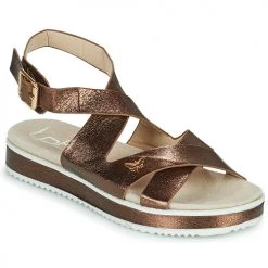 Chaussures Femme Sandales et Nu-pieds Les Petites Bombes DELPHY Or