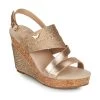Chaussures Femme Sandales et Nu-pieds Les Petites Bombes MELINE Or / Rose