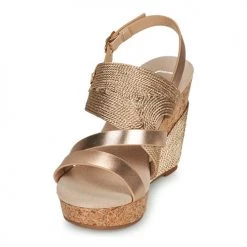 Chaussures Femme Sandales et Nu-pieds Les Petites Bombes MELINE Or / Rose -Sandales Soldes Boutique 21099293 500 C