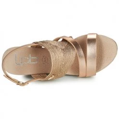 Chaussures Femme Sandales et Nu-pieds Les Petites Bombes MELINE Or / Rose -Sandales Soldes Boutique 21099293 500 F