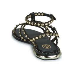 Chaussures Femme Sandales et Nu-pieds Ash PAMELA Noir -Sandales Soldes Boutique 21099439 500 E