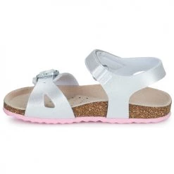 Chaussures Fille Sandales et Nu-pieds Geox J ADRIEL GIRL C Argenté -Sandales Soldes Boutique 21124635 500 D