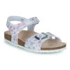 Chaussures Fille Sandales et Nu-pieds Geox J ADRIEL GIRL C Argenté