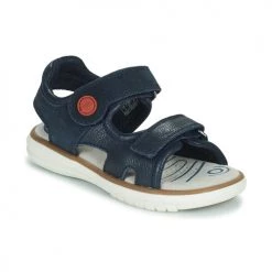 Chaussures Garçon Sandales et Nu-pieds Geox J SANDAL MARATEA BOY Marine