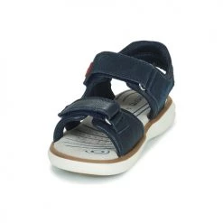 Chaussures Garçon Sandales et Nu-pieds Geox J SANDAL MARATEA BOY Marine -Sandales Soldes Boutique 21124694 500 C