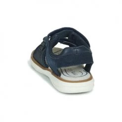 Chaussures Garçon Sandales et Nu-pieds Geox J SANDAL MARATEA BOY Marine -Sandales Soldes Boutique 21124694 500 E