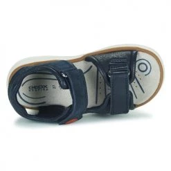Chaussures Garçon Sandales et Nu-pieds Geox J SANDAL MARATEA BOY Marine -Sandales Soldes Boutique 21124694 500 F