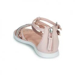 Chaussures Fille Sandales et Nu-pieds Geox J SANDAL KARLY GIRL Rose -Sandales Soldes Boutique 21124703 500 E