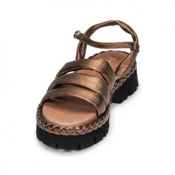 Chaussures Femme Sandales et Nu-pieds Fru.it Bronze -Sandales Soldes Boutique 21125939 500 C