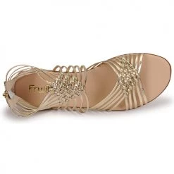 Chaussures Femme Sandales et Nu-pieds Fru.it Doré -Sandales Soldes Boutique 21125942 500 F