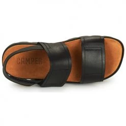 Chaussures Homme Sandales et Nu-pieds Camper Crucero Negro/BrutusSand Negro Black -Sandales Soldes Boutique 21126046 500 F