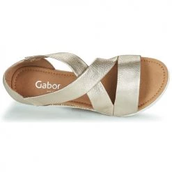 Chaussures Femme Sandales et Nu-pieds Gabor 8271181 Doré -Sandales Soldes Boutique 21132968 500 F