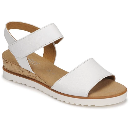 Chaussures Femme Sandales et Nu-pieds Gabor KARIBITOU Blanc 1 Chaussures Femme Sandales et Nu-pieds Gabor KARIBITOU Blanc